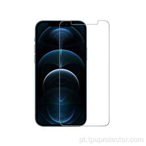 Protetor de tela de vidro temperado de alta qualidade para iPhone 12